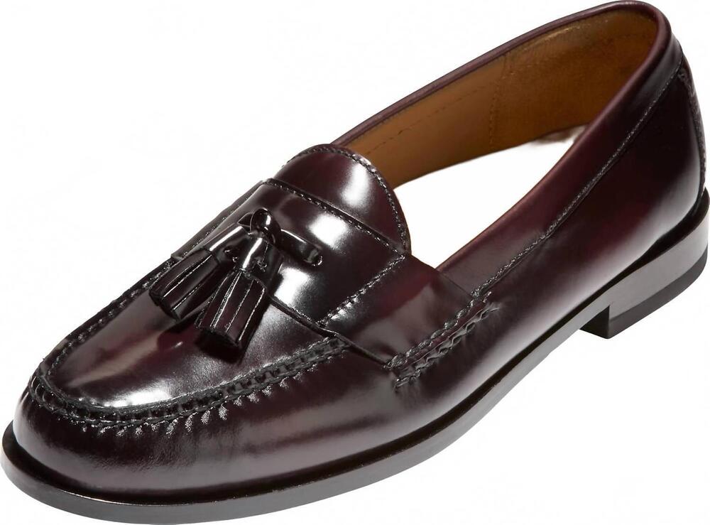 NEW COLE HAAN men's pinch penny loafer in burgundy
